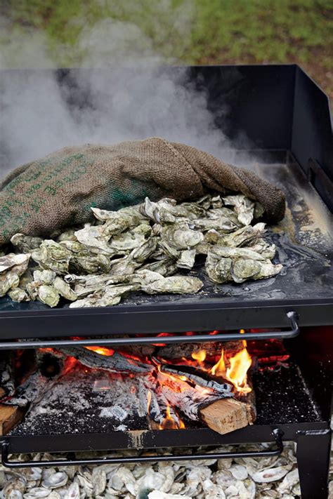 sheet metal for oyster roast|how to make oysters roast.